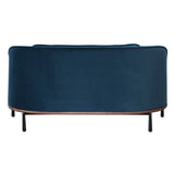 Arc Sofa Love Seat: Natural Walnut