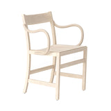 Waiter XL Armchair: White Oiled Oak