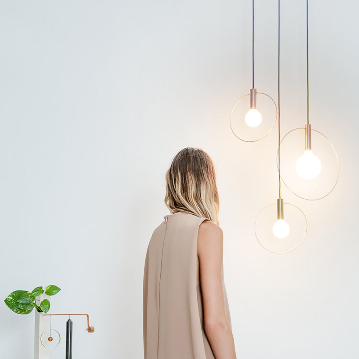 Aura Radial Cluster Pendant