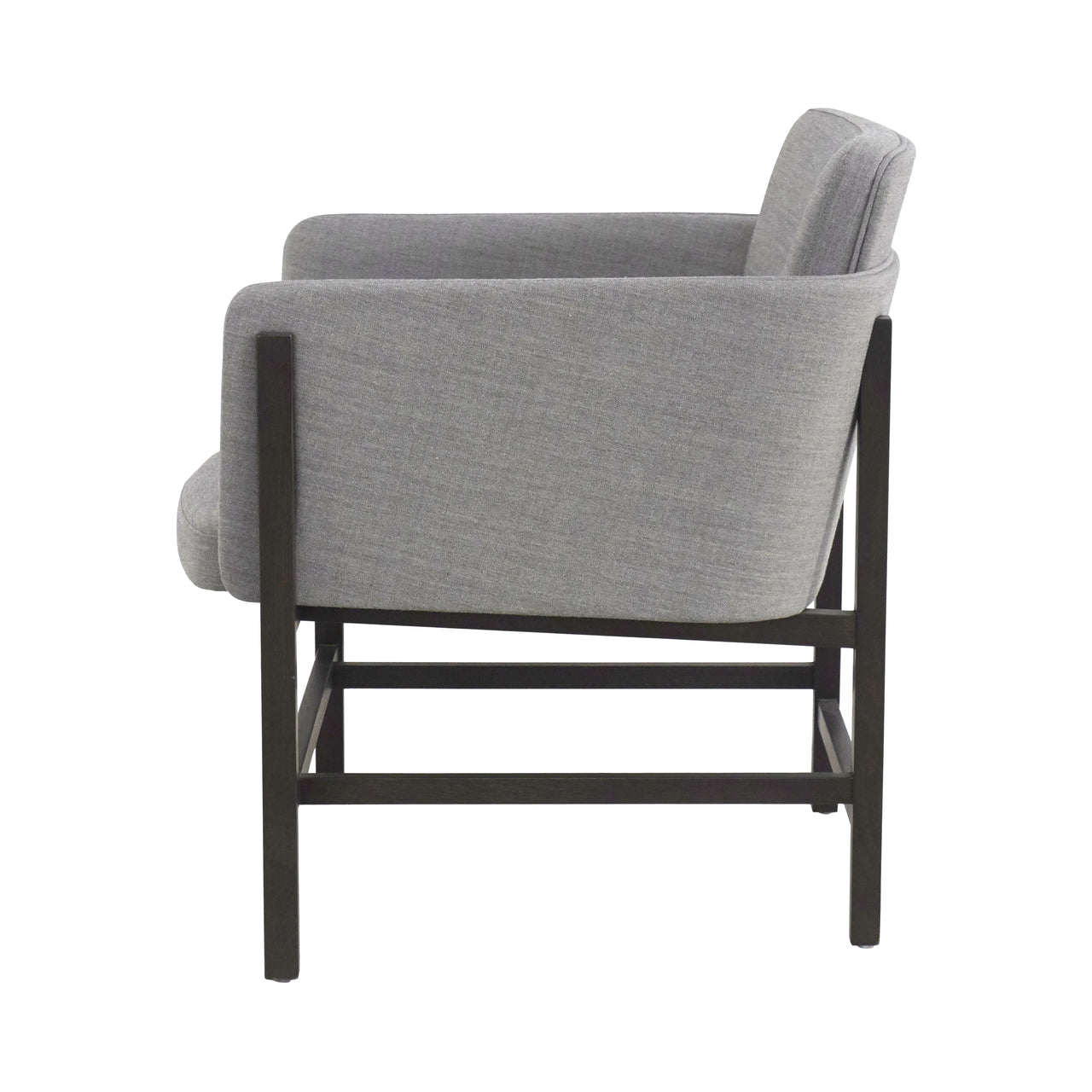 Aya Lounge Chair: Black Oak