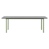 Plan Table: Black Laminate + Modernist Green