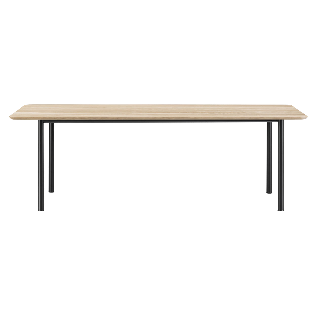 Plan Table: Light Oiled Oak + Black