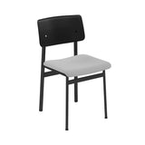 Loft Chair: Upholstered + Black + Black