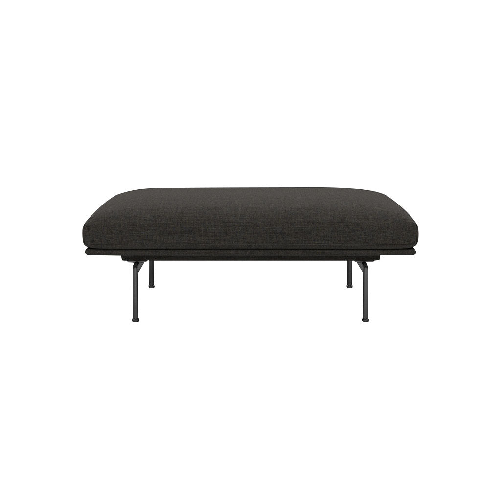 Outline Pouf: Black