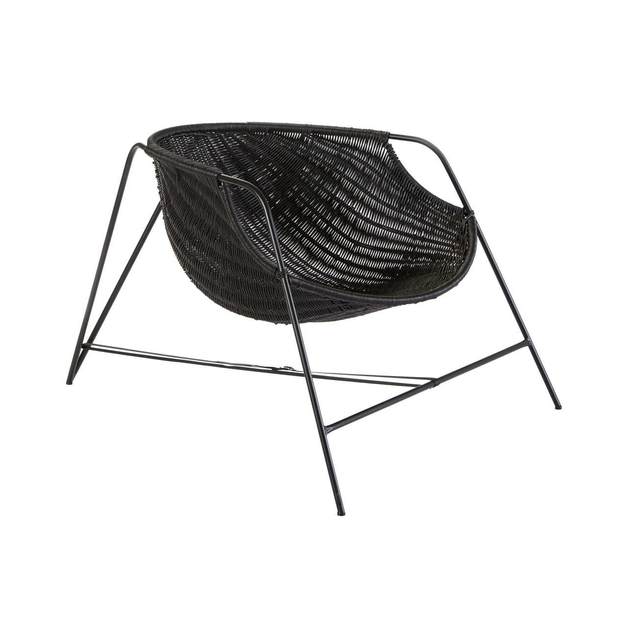 Coqueta Armchair: Black