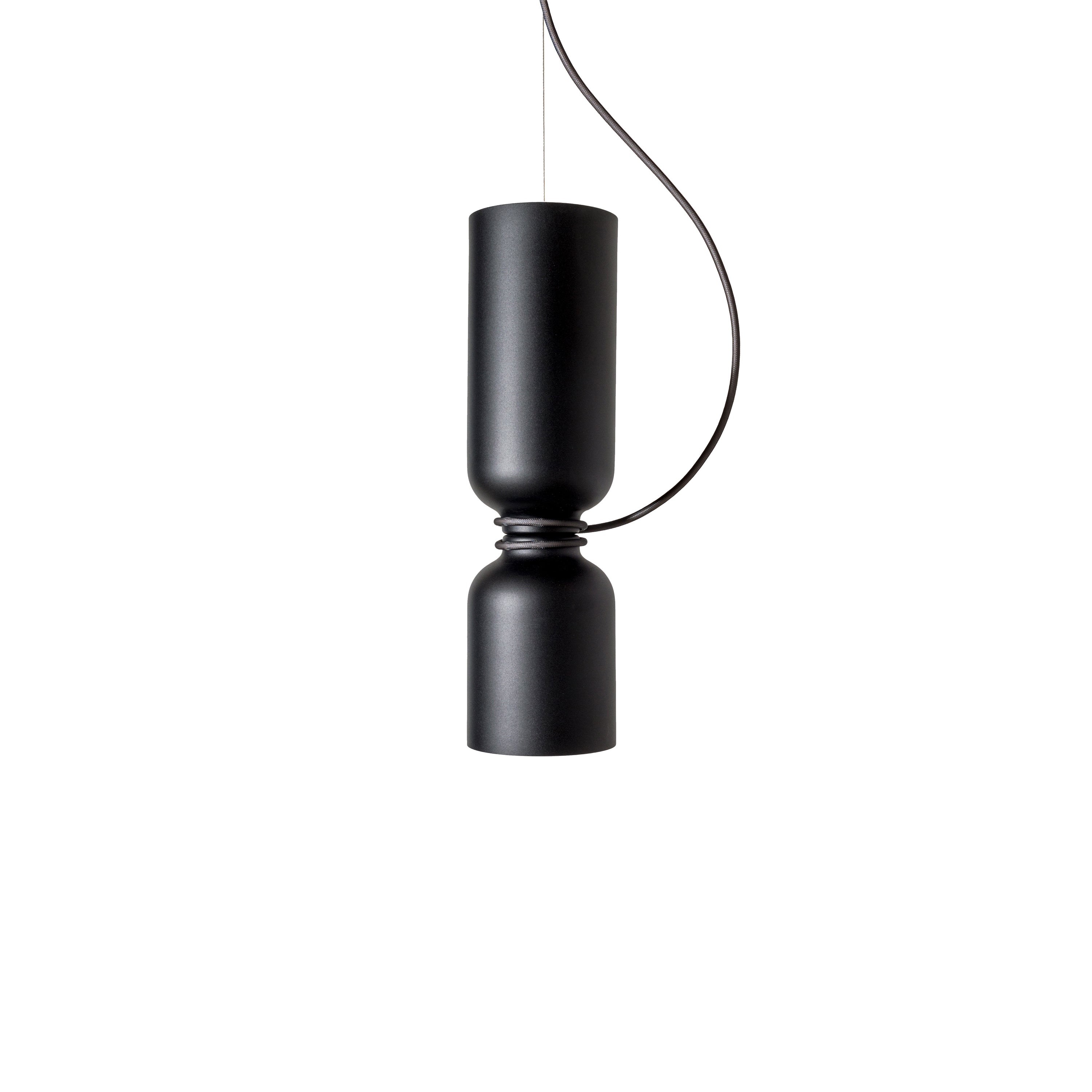 Spotlight Volumes Pendant Light: C+D + Black