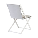 Lola Dining Chair: Silver