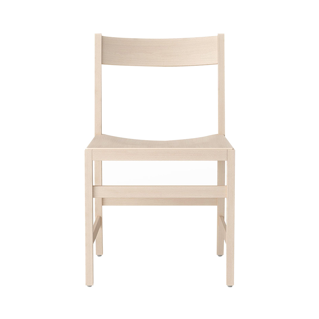 Waiter XL Chair: White Oiled Beech