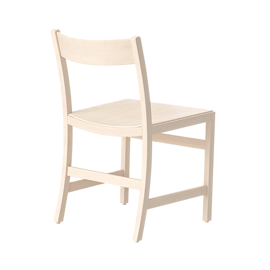 Waiter XL Chair: White Oiled Beech