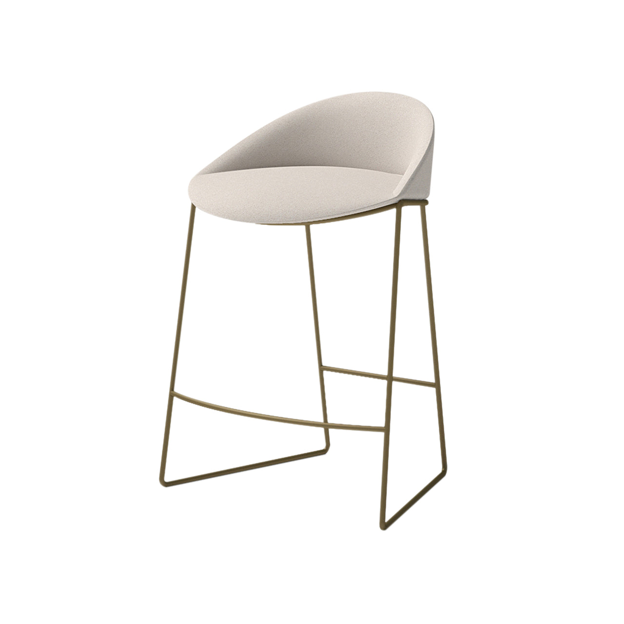 Circa Bar + Counter Stool: Counter + Bronzato