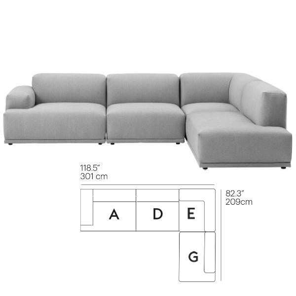 Connect Modular Sofa: Stocked - Quick Ship