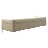 Konami Sofa: 3 Seater: Black