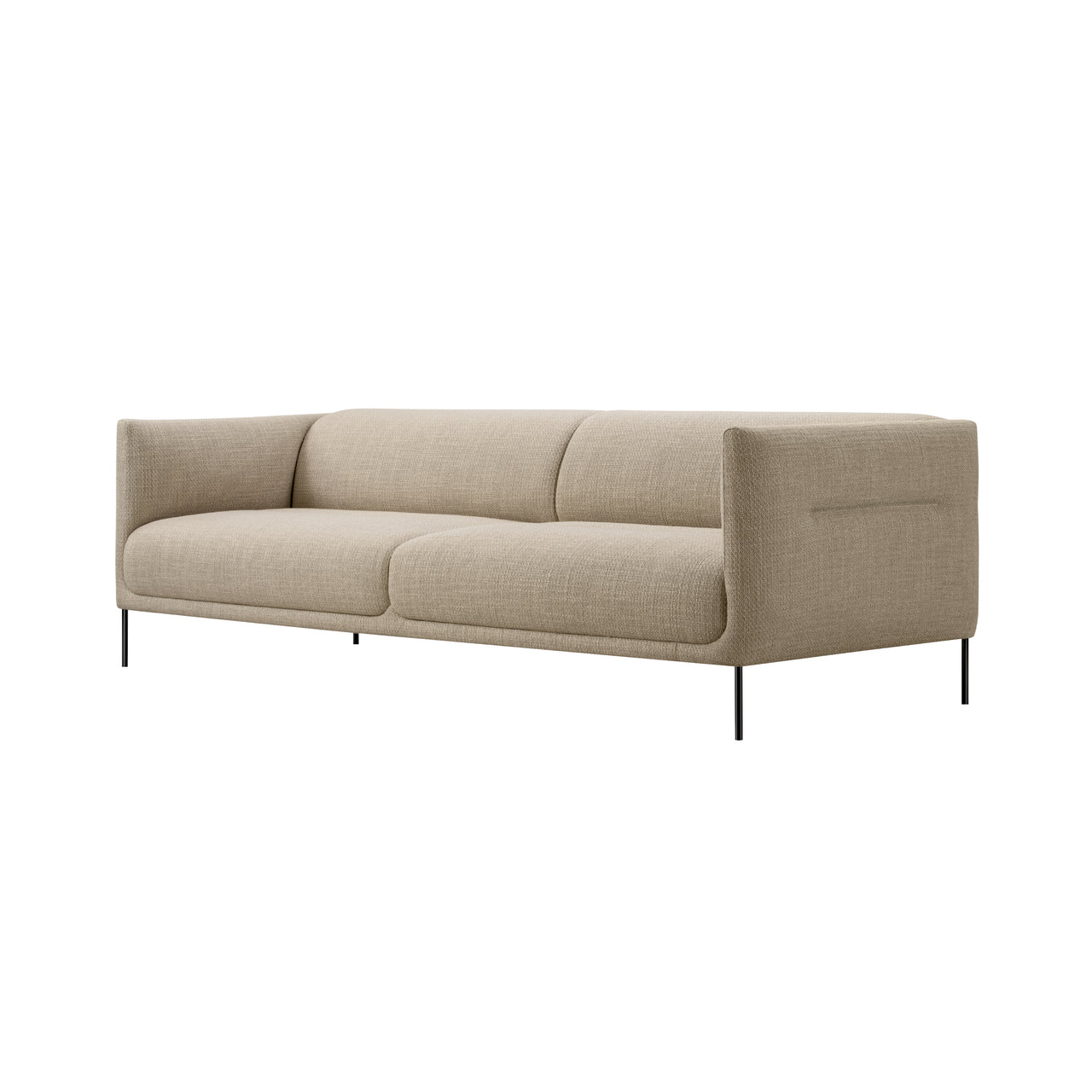 Konami Sofa: 2-1/2 seater + Black