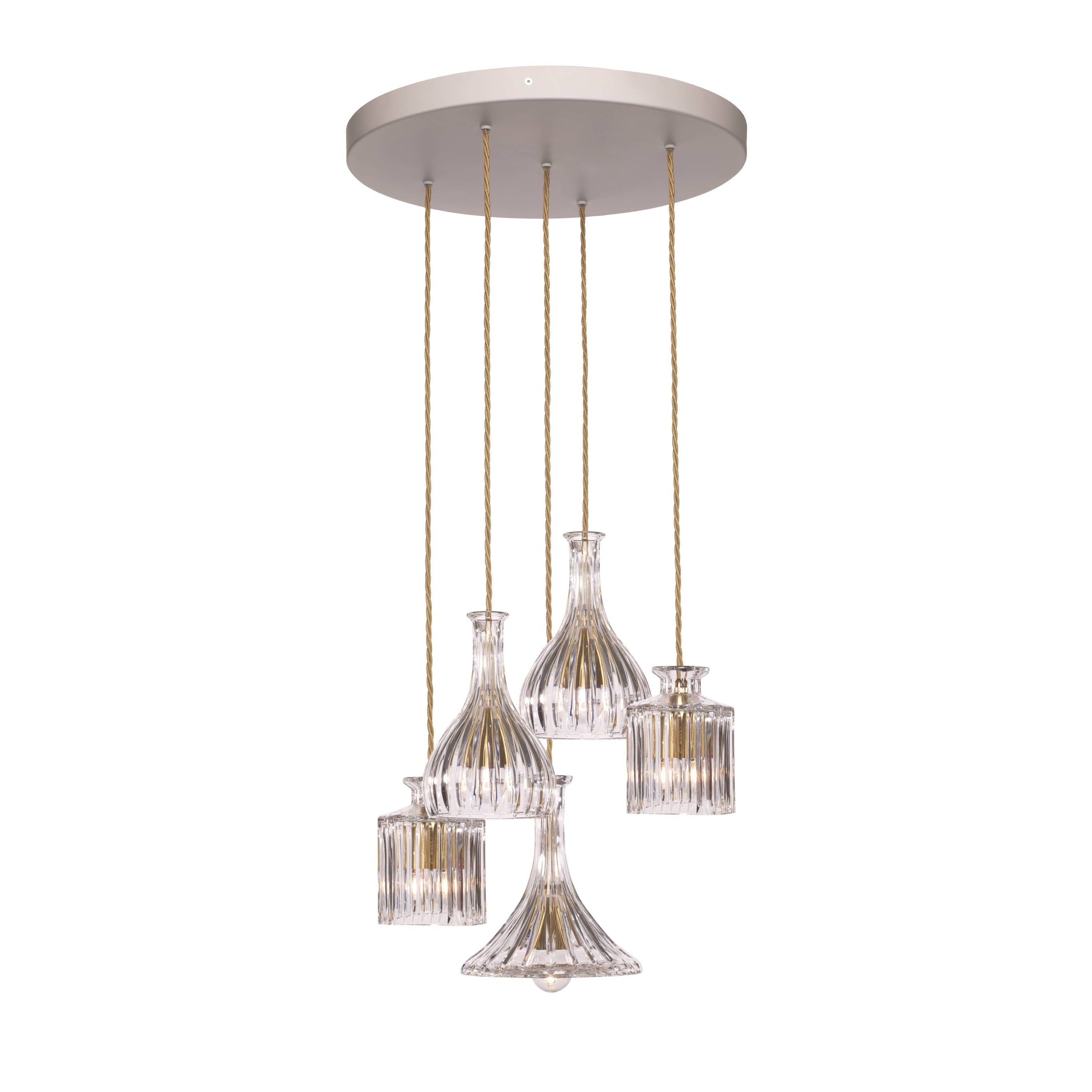 Decanterlight Chandelier: 5 