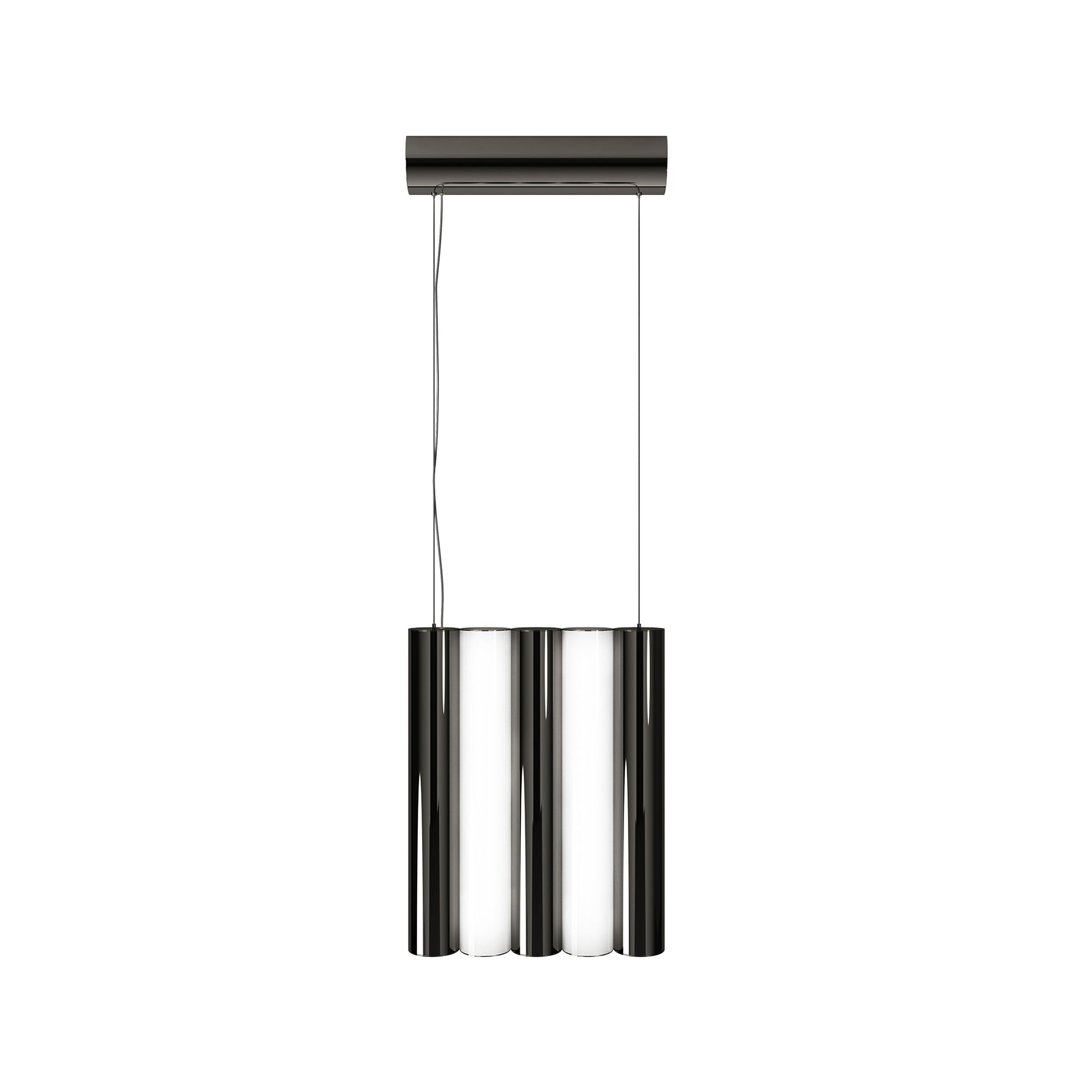 Gamma Pendant Light: L5 + Satin Graphite