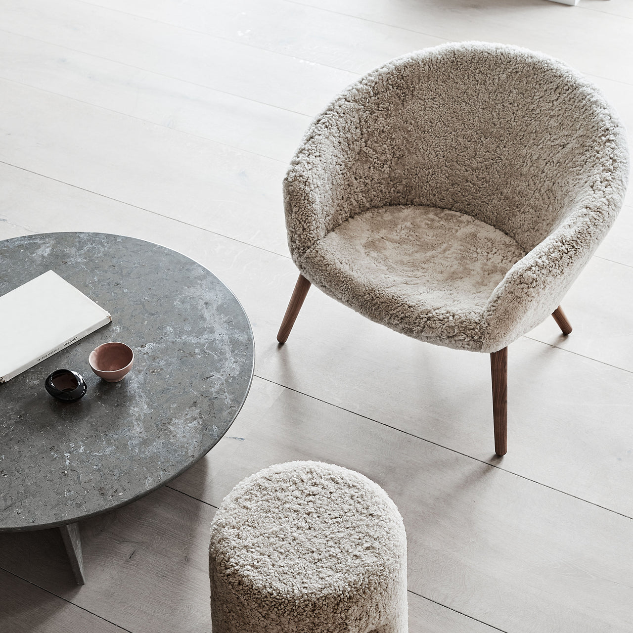 Ditzel Lounge Chair: Sheepskin