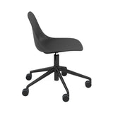 Fiber Side Chair: Swivel Base with Gaslift + Castors