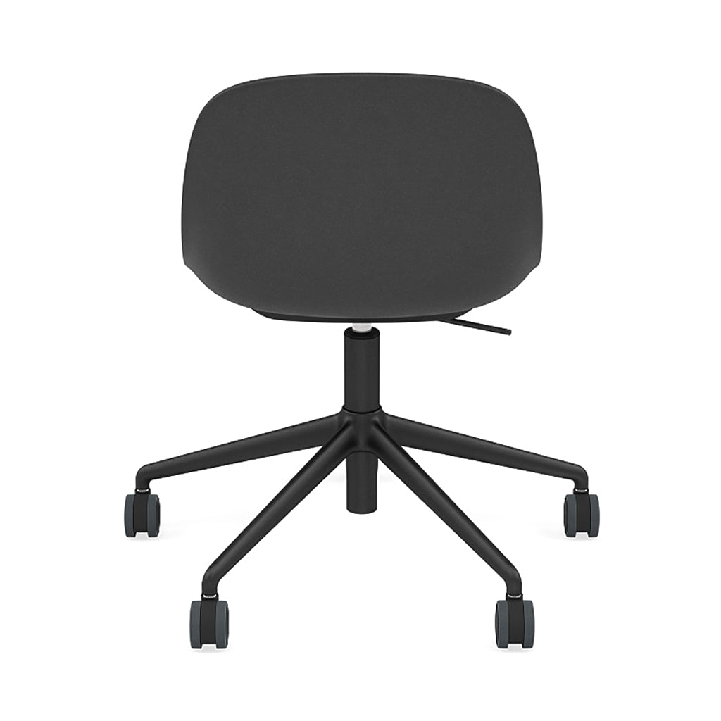 Fiber Side Chair: Swivel Base with Gaslift + Castors