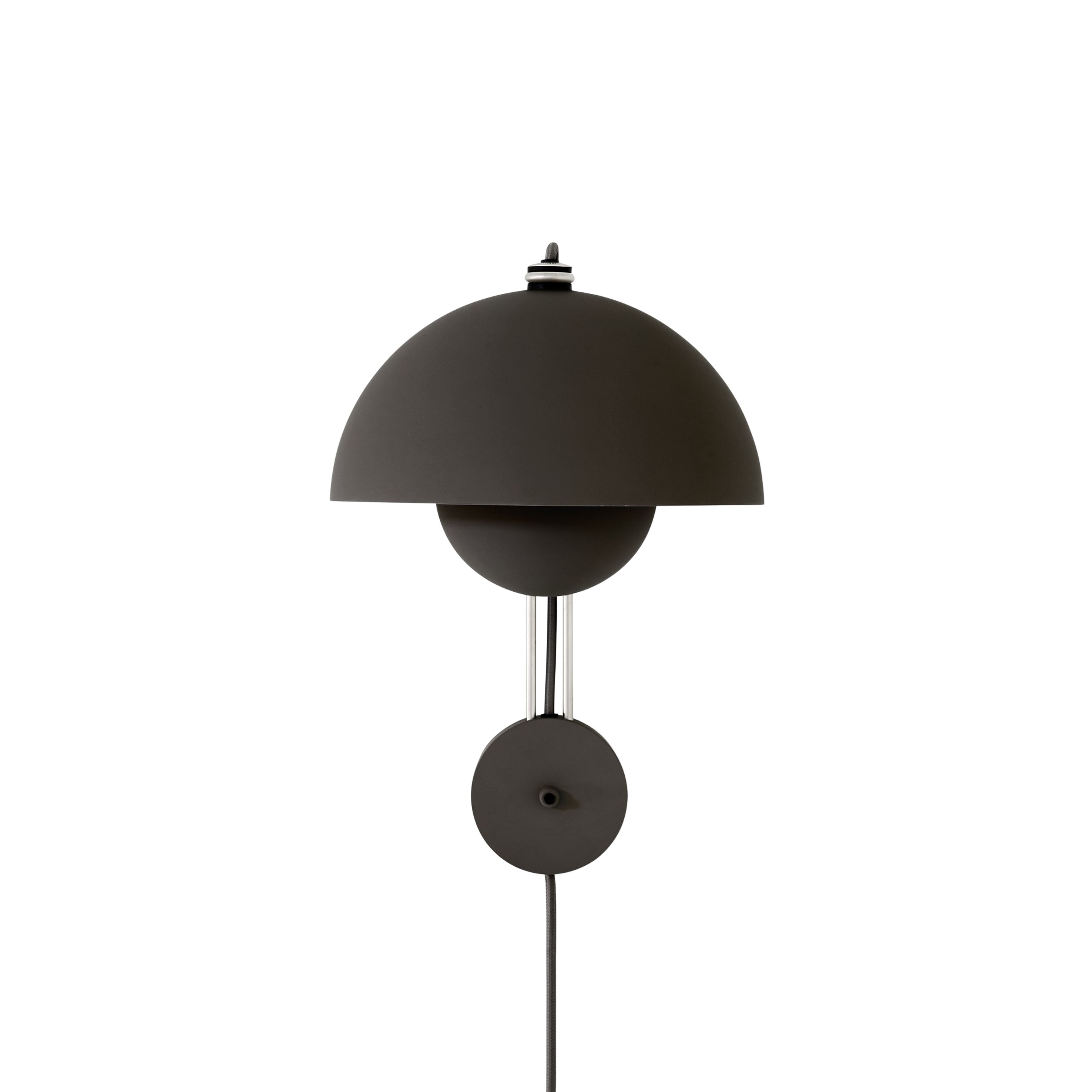 Flowerpot Wall Lamp VP8: Matte Black