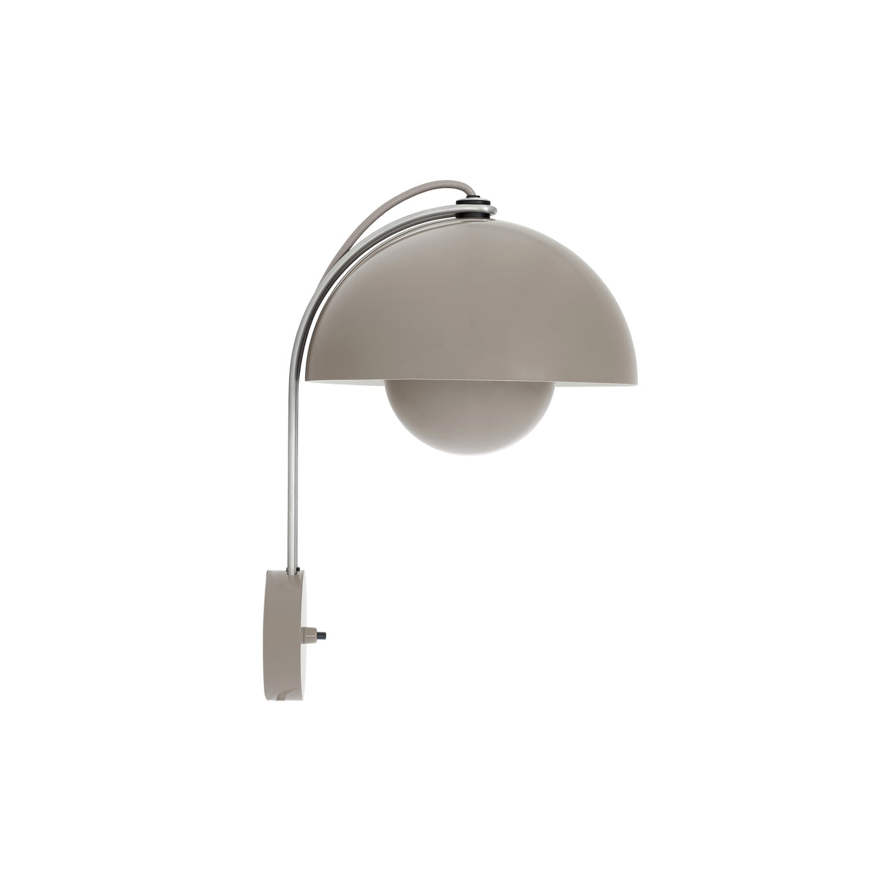 Flowerpot Wall Lamp VP8: Grey Beige