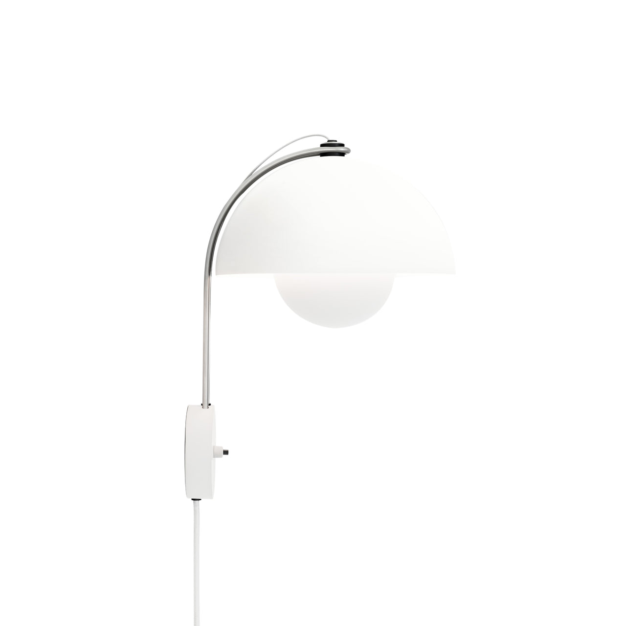 Flowerpot Wall Lamp VP8: Matte White