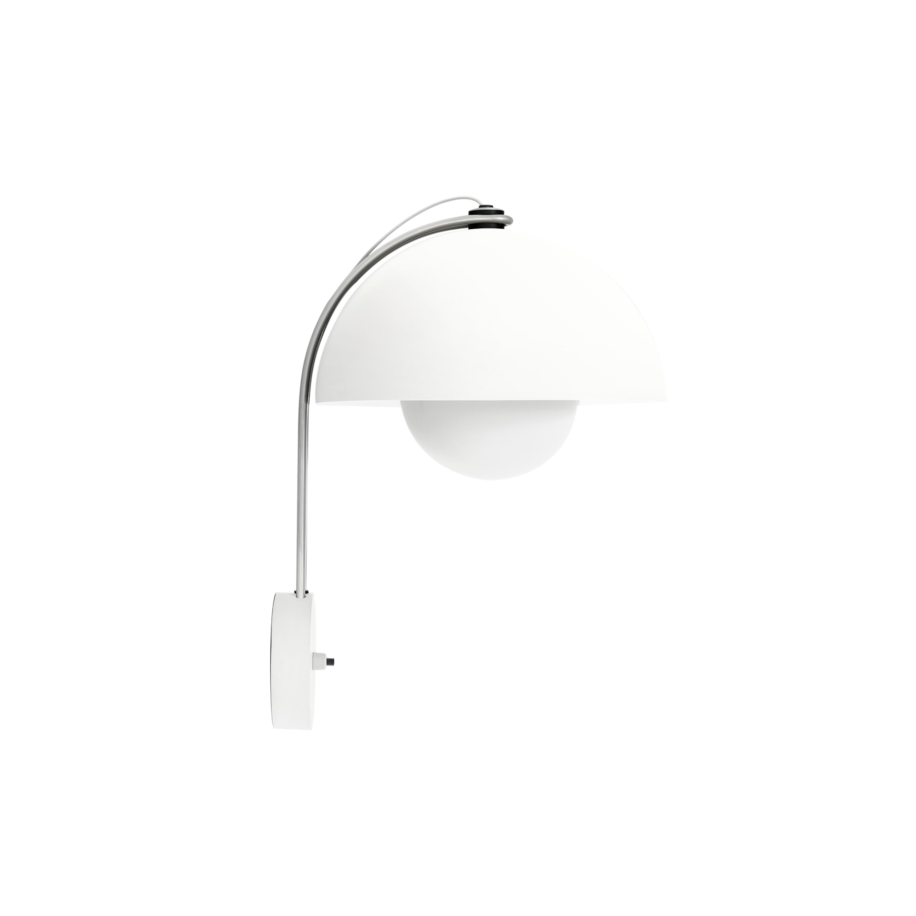 Flowerpot Wall Lamp VP8: Matte White