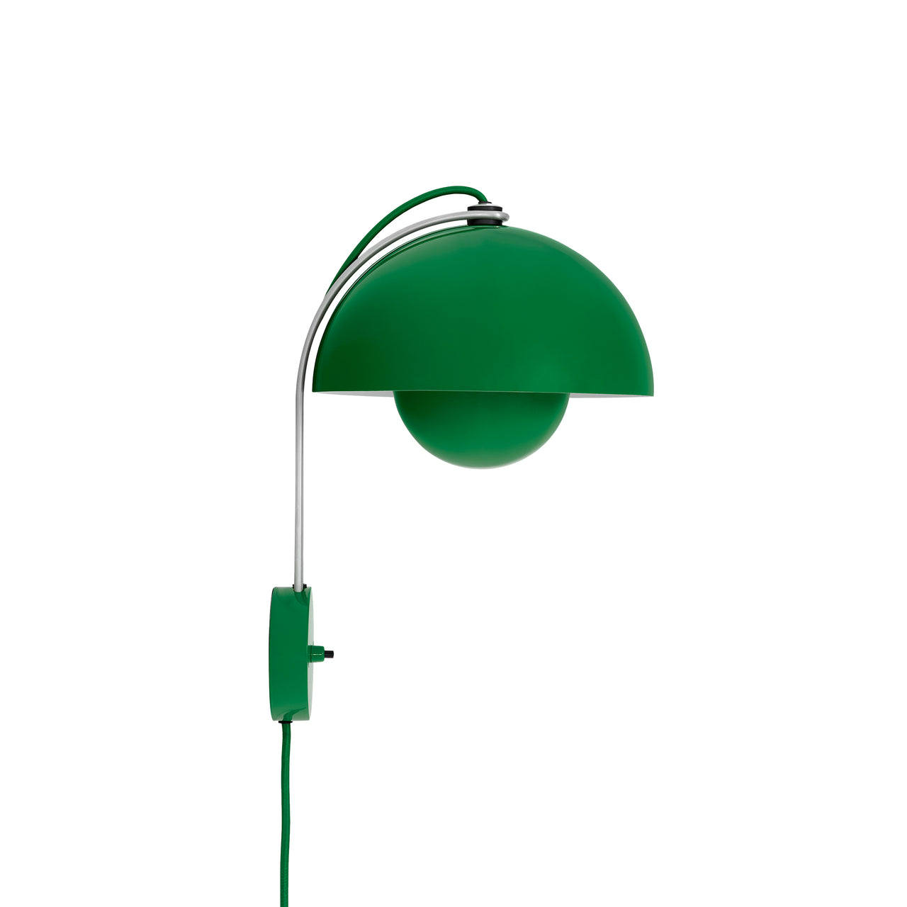 Flowerpot Wall Lamp VP8: Signal Green