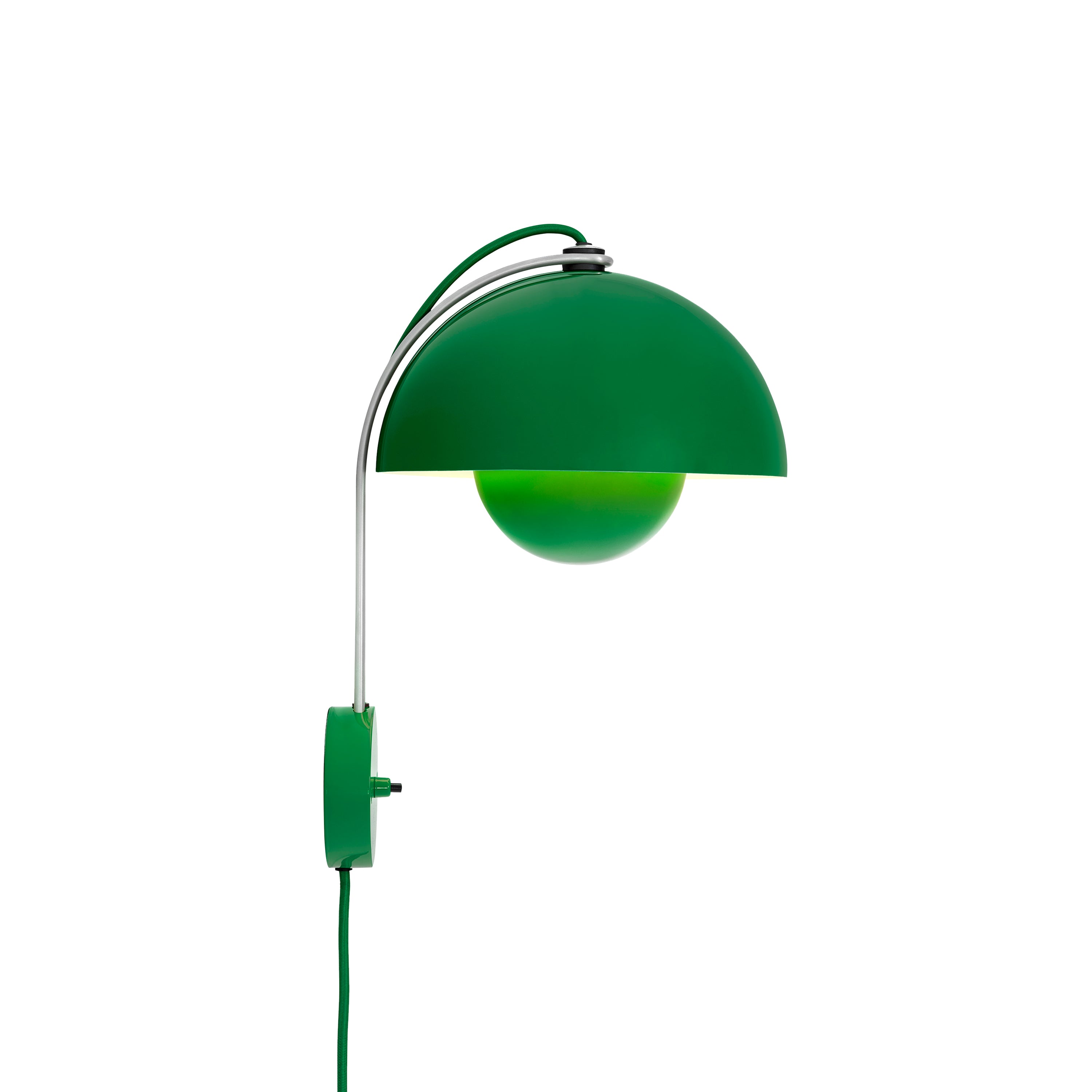 Flowerpot Wall Lamp VP8: Signal Green