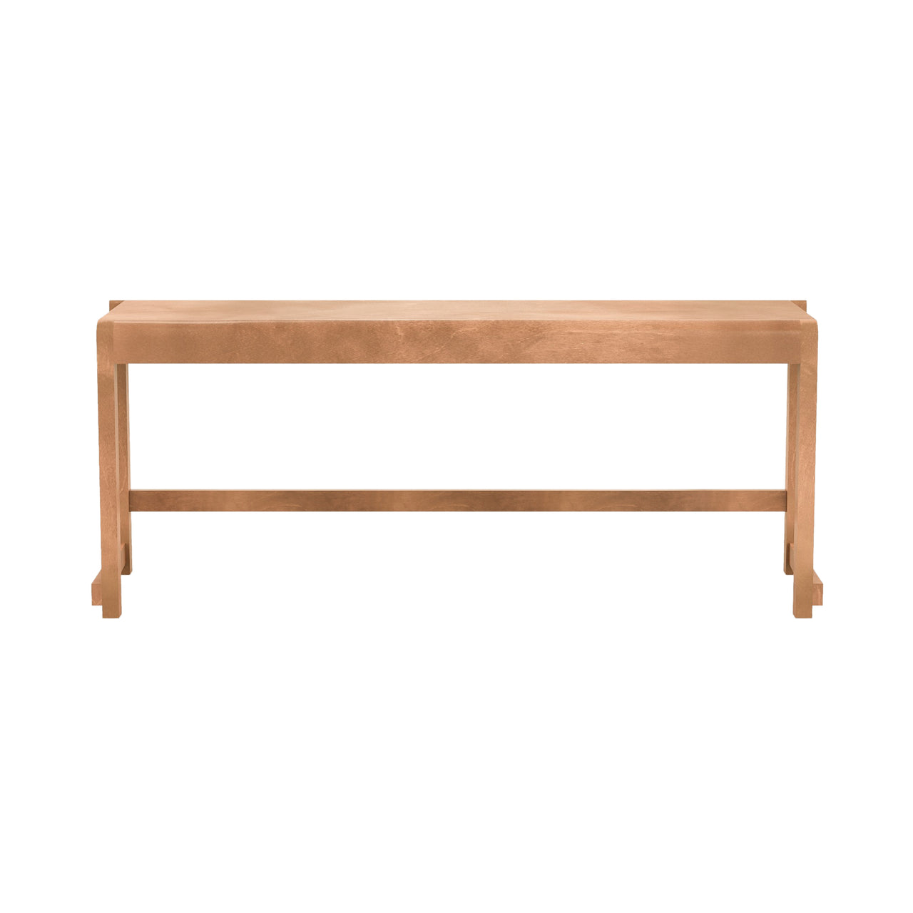 01 Bench: Warm Brown Birch