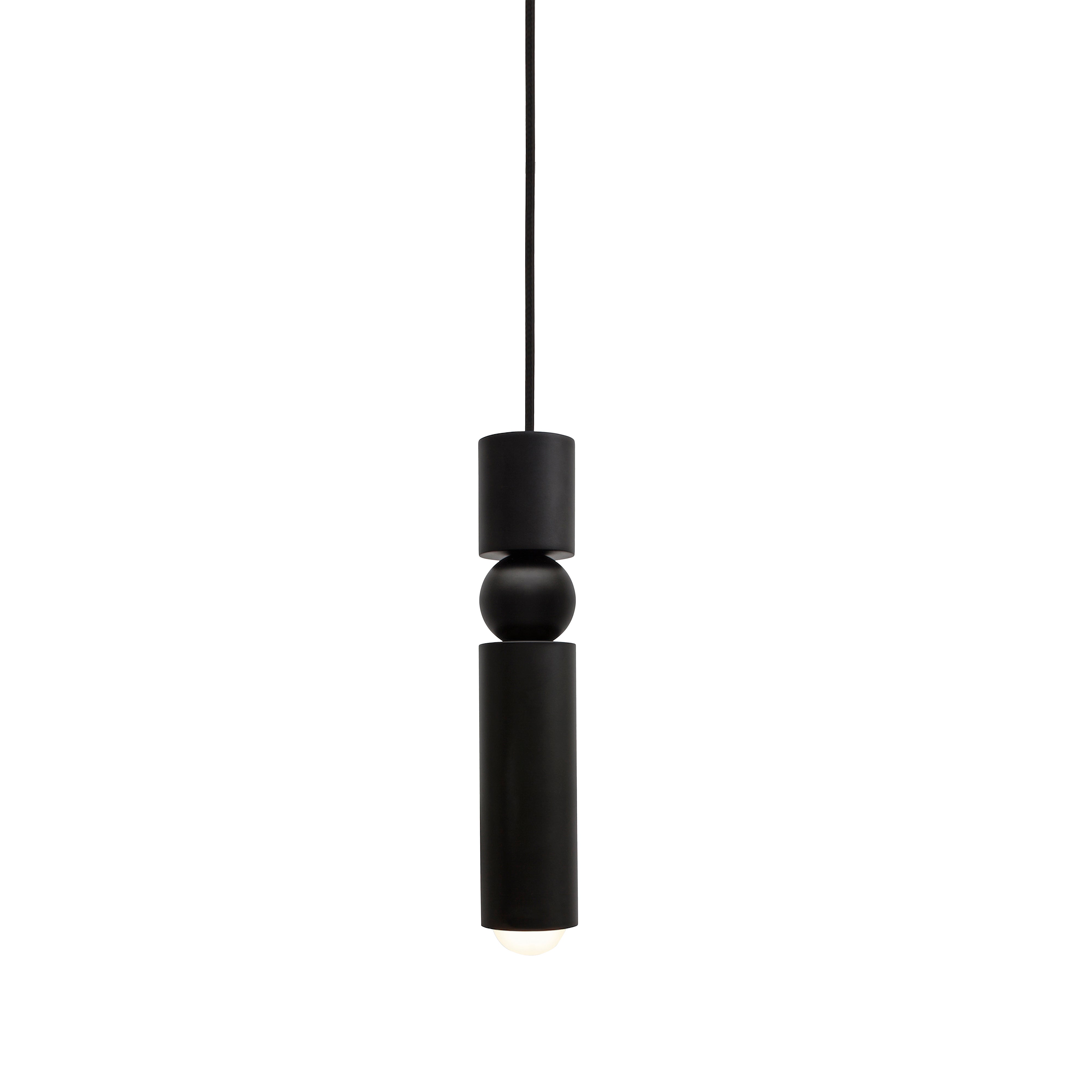 Fulcrum Pendant Light: Matte Black