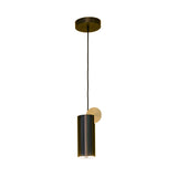 Calé(e) Pendant: Version 3 +  Satin Graphite + Satin Brass + Black