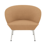 Oslo Lounge Chair: Tube Base + Grey