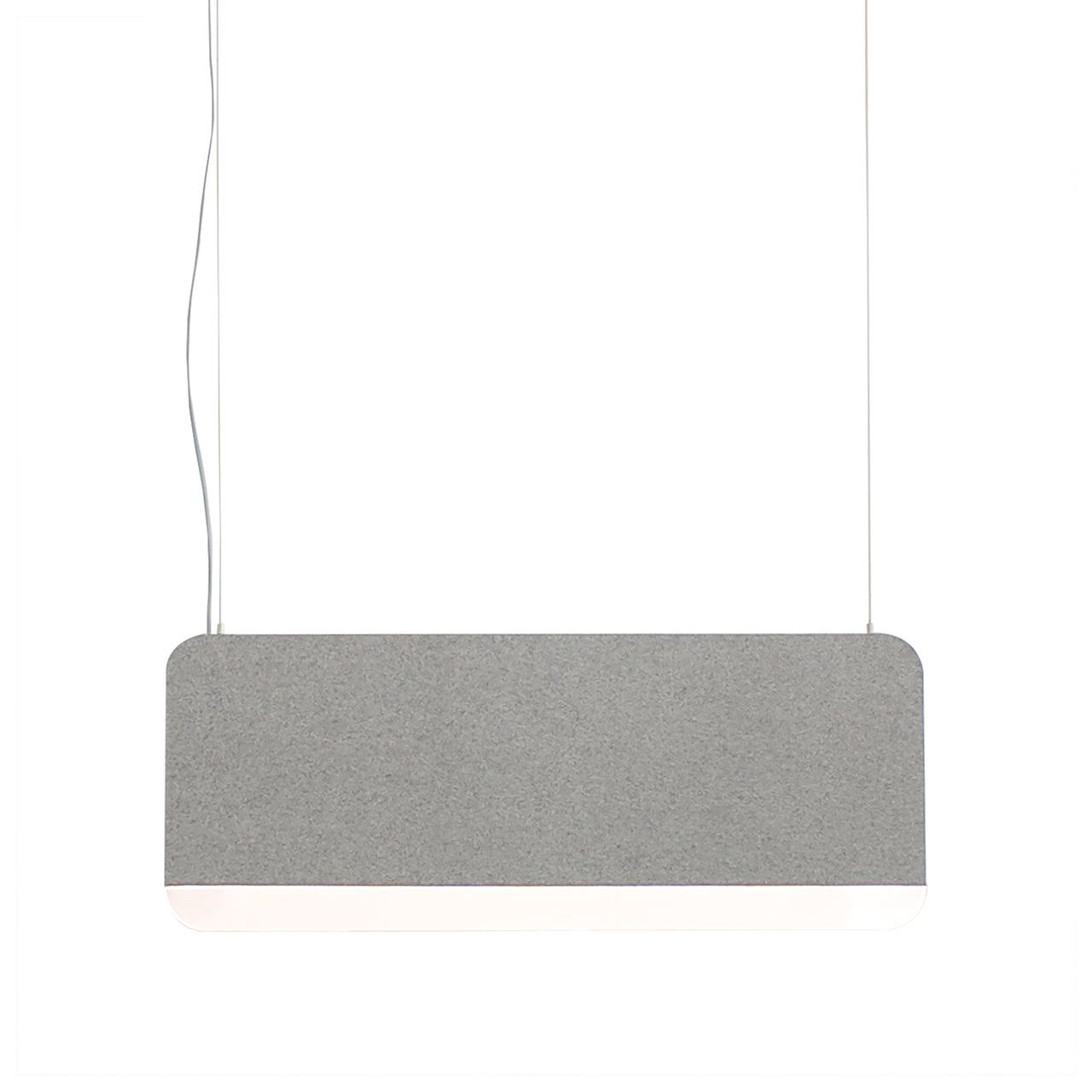 Slab 90 Pendant Lights: Grey Wool