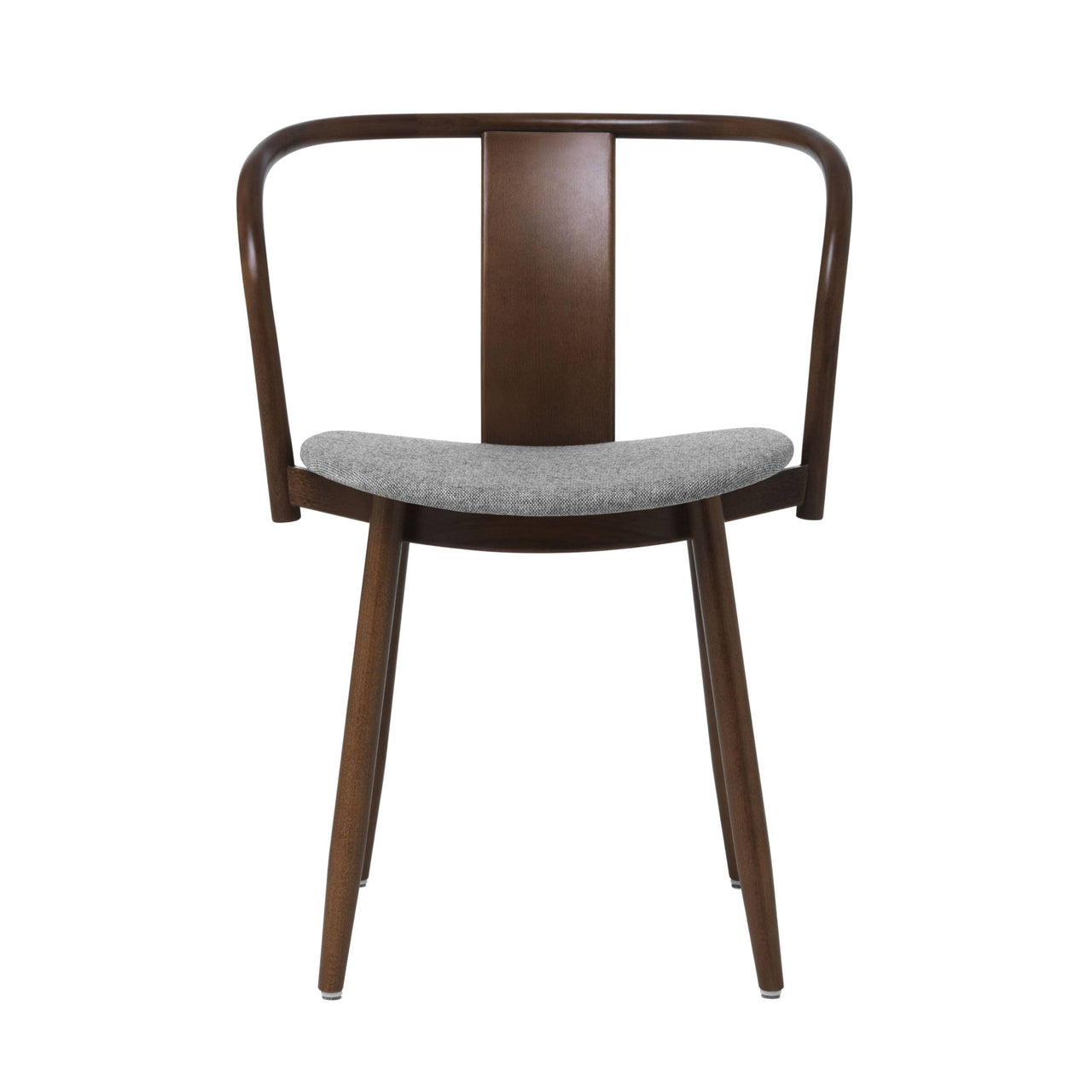 Icha Chair: Upholstered + Walnut Stained Beech