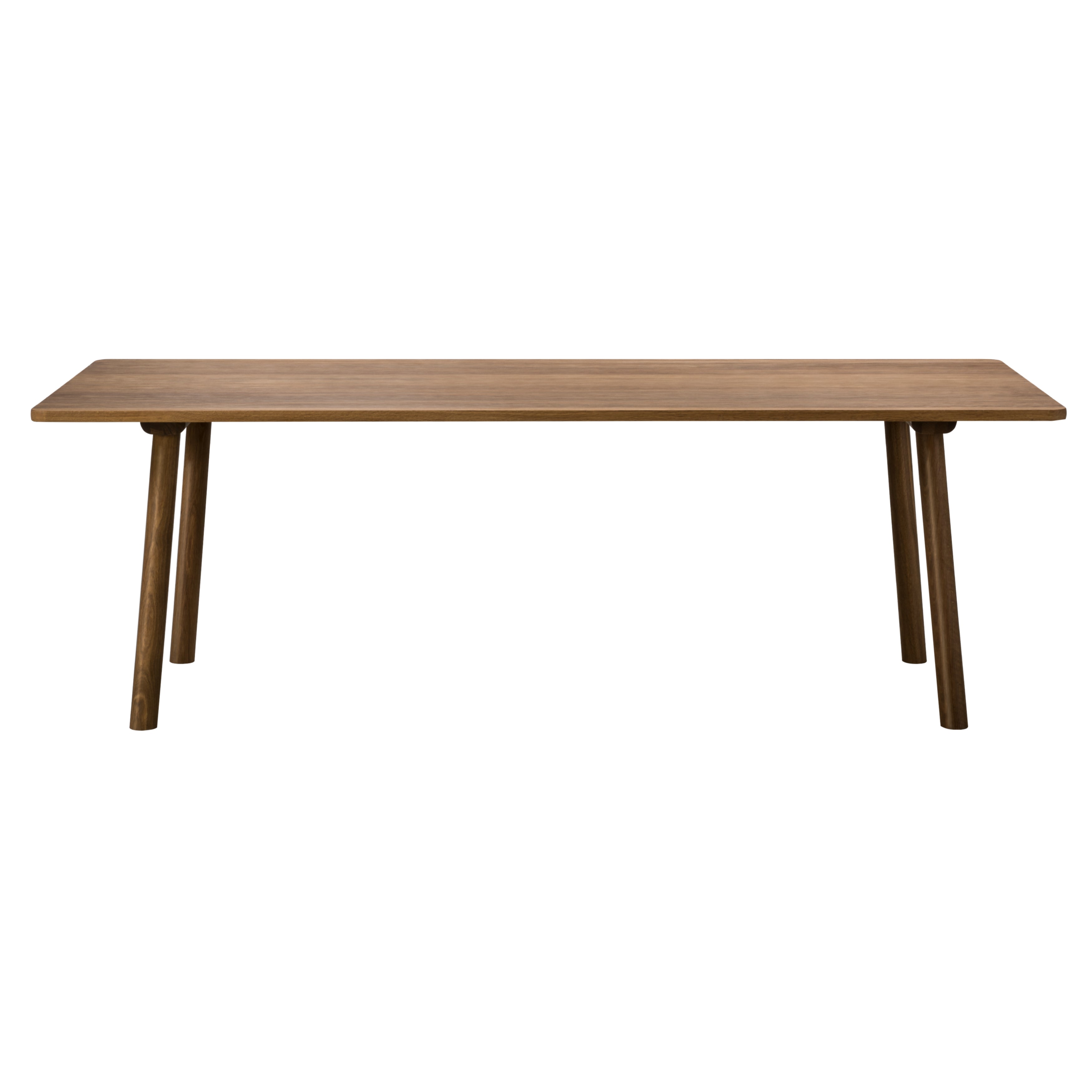 Taro Dining Table: Rectangular + Smoked Oiled Oak