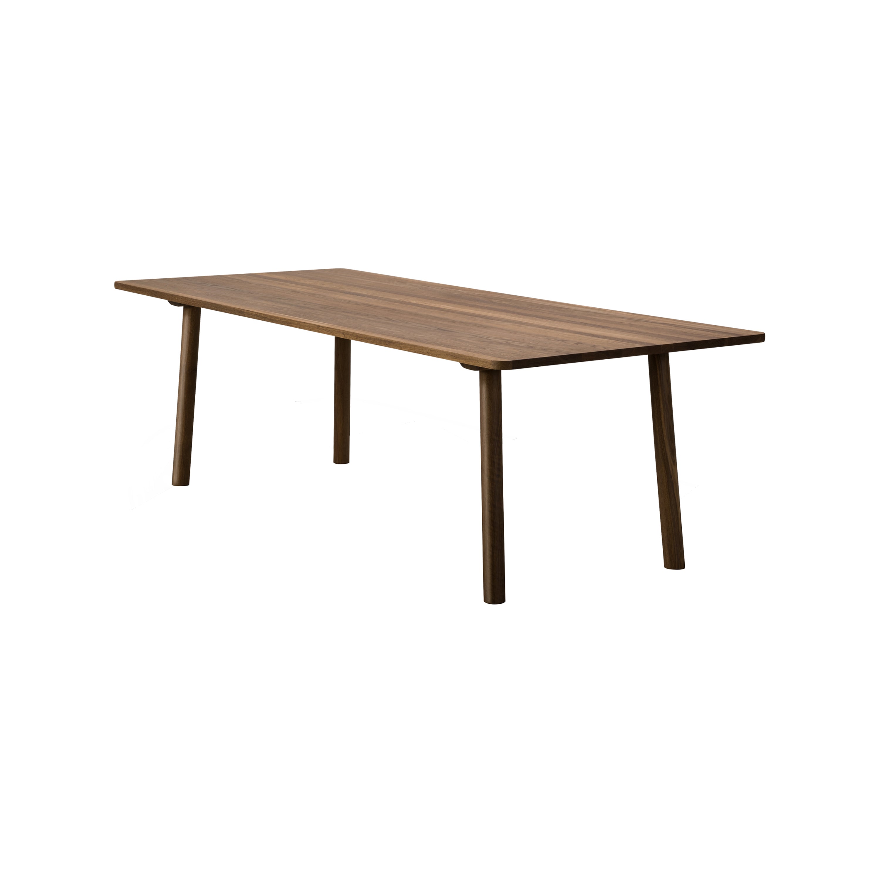 Taro Dining Table: Rectangular + Smoked Oiled Oak