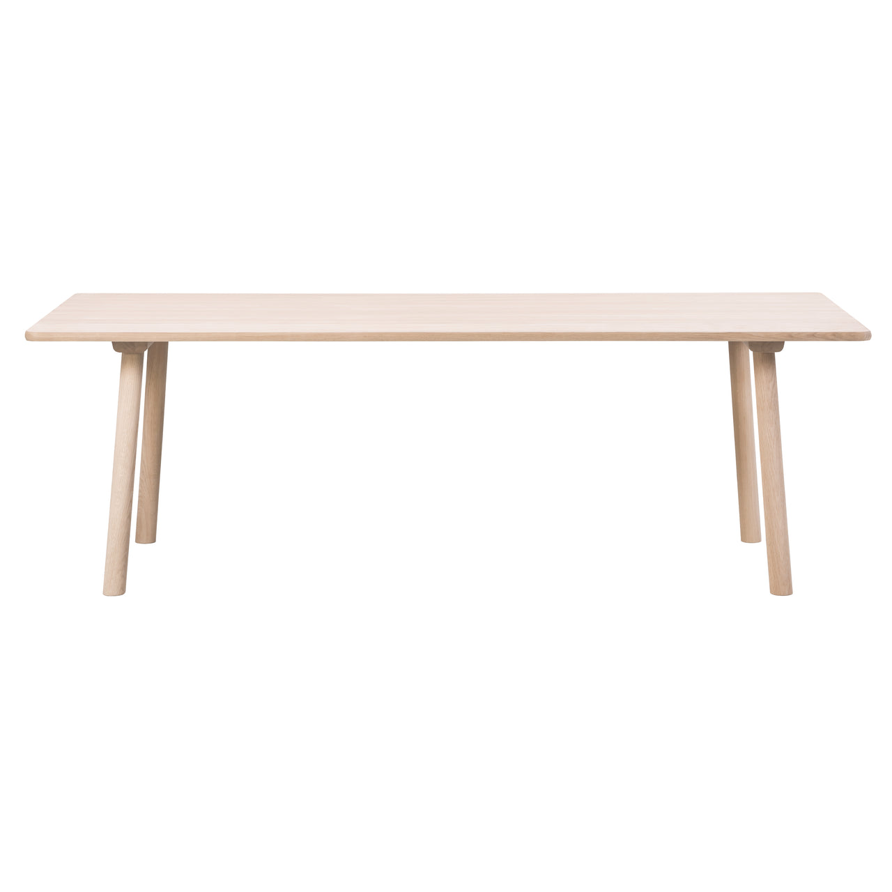 Taro Dining Table: Rectangular + Soaped Treated Oak