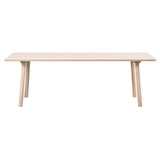 Taro Dining Table: Rectangular + Soaped Treated Oak