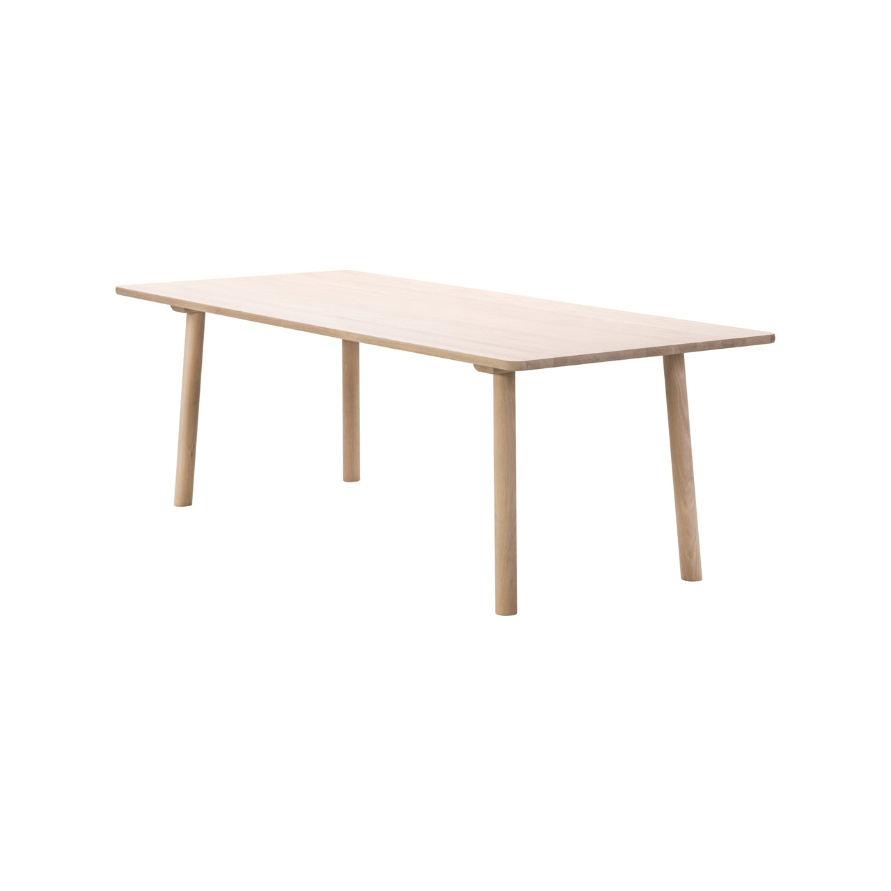 Taro Dining Table: Rectangular + Soaped Treated Oak