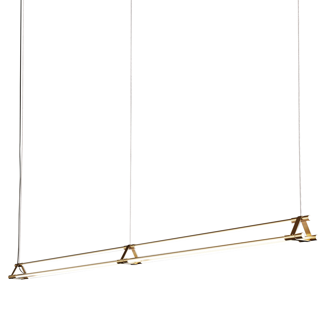 Thin Multiples Suspension Light: Triad + 2 Segments - 72