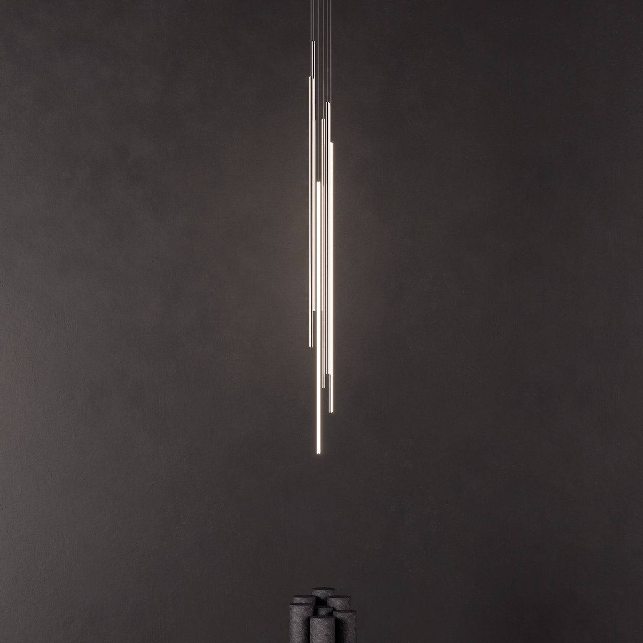 Thin Vertical Suspension Light: Medium