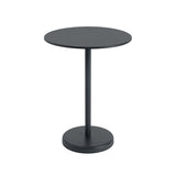 Linear Steel Café Table: Medium - 37.4