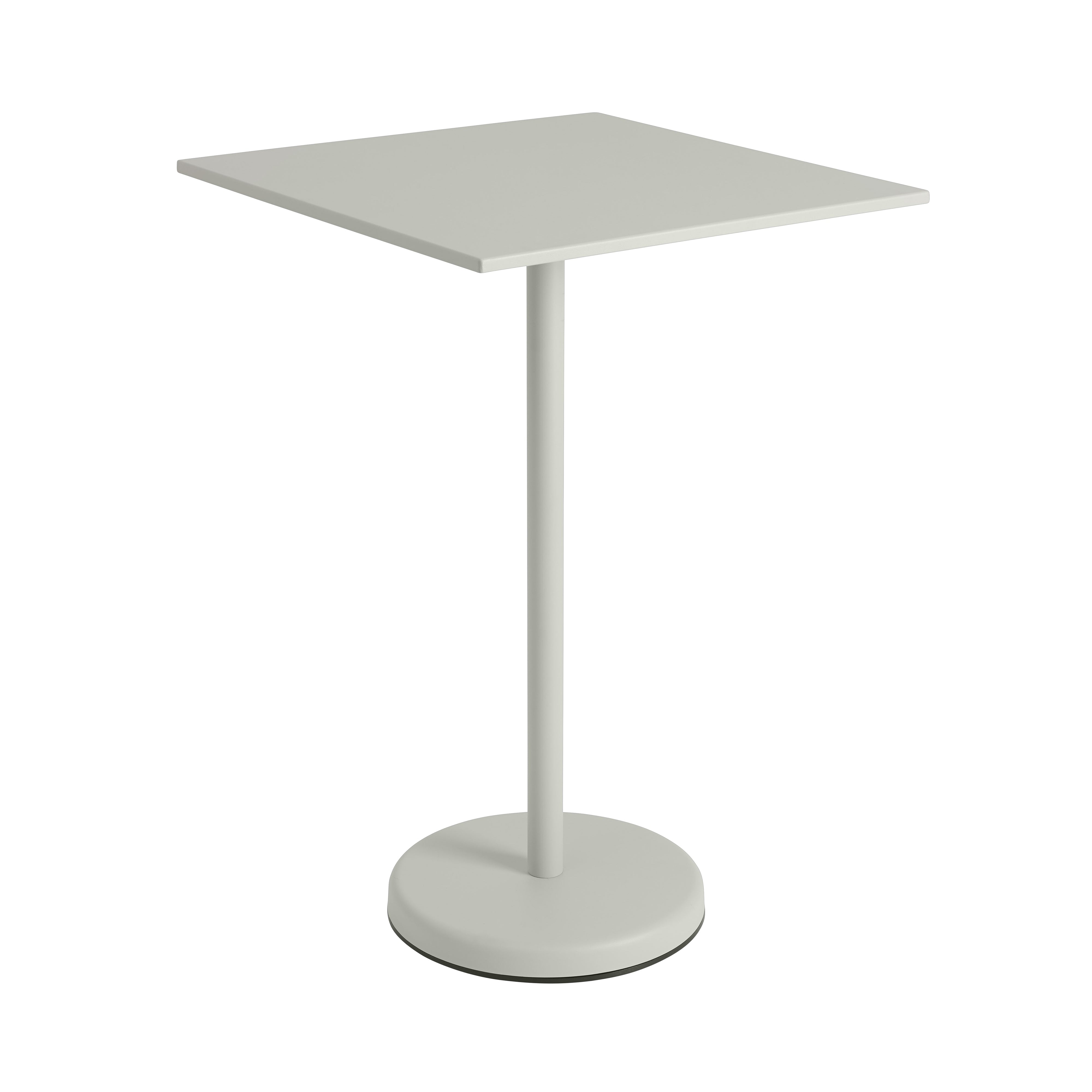 Linear Steel Café Table: Large - 41.3