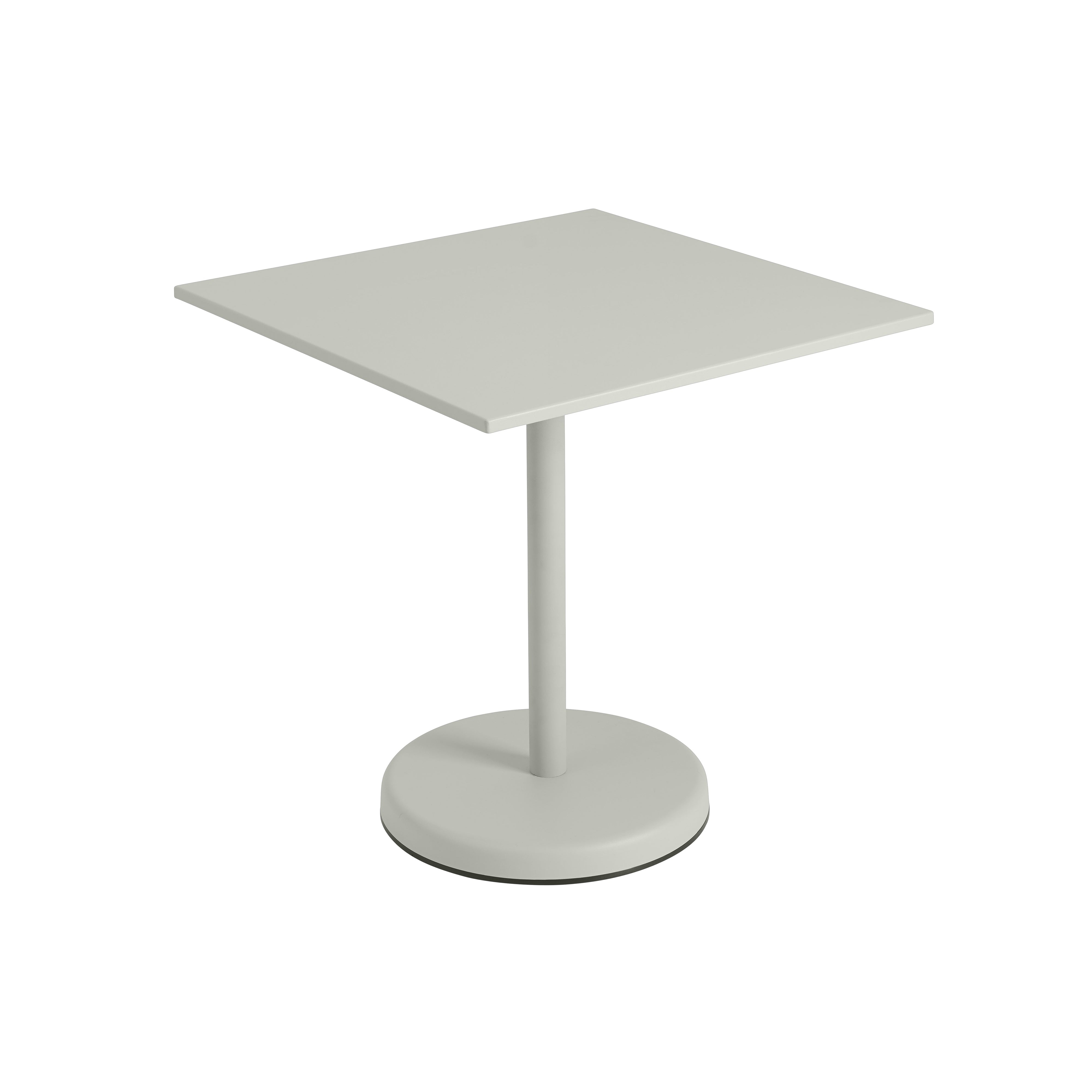 Linear Steel Café Table: Small - 28.9