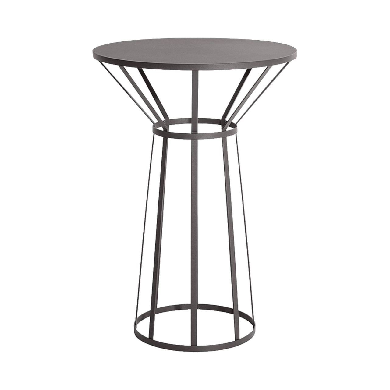 Hollo Bistro Table: Anthracite