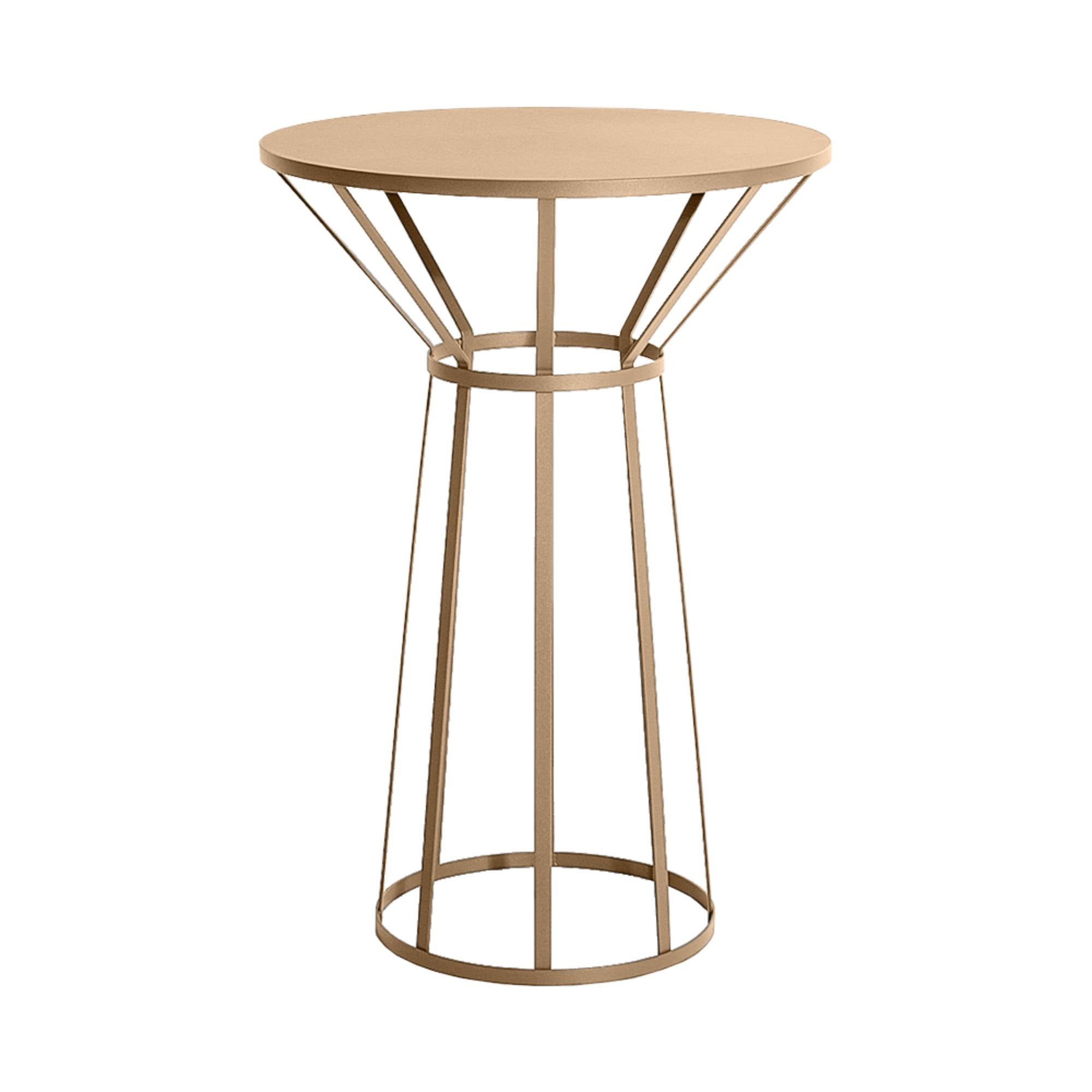 Hollo Bistro Table: Gold