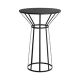 Hollo Bistro Table: Black