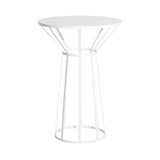 Hollo Bistro Table: White