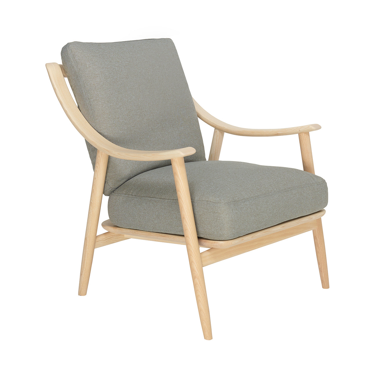 Marino Lounge Chair: Natural Oak