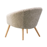 Ditzel Lounge Chair: Sheepskin + Oiled Oak